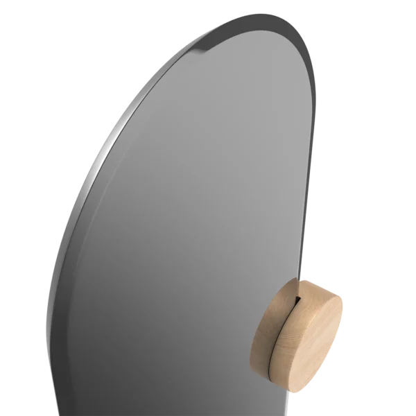 Oval design mirror published by Hartô and designed by Adrian Blanc